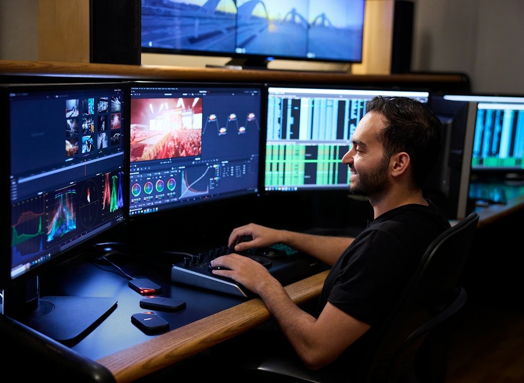 A creator at work
