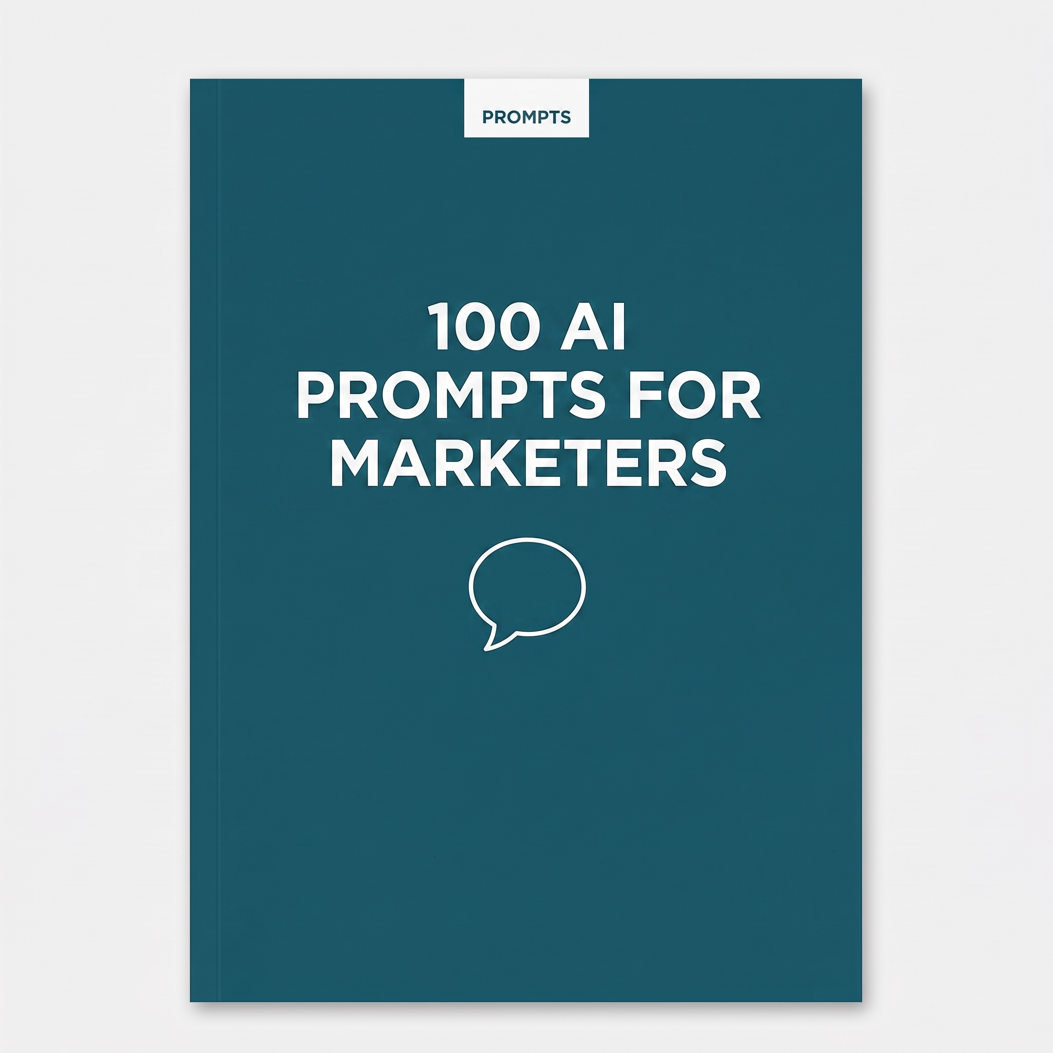 Cover art for 100 AI Prompts for Marketers