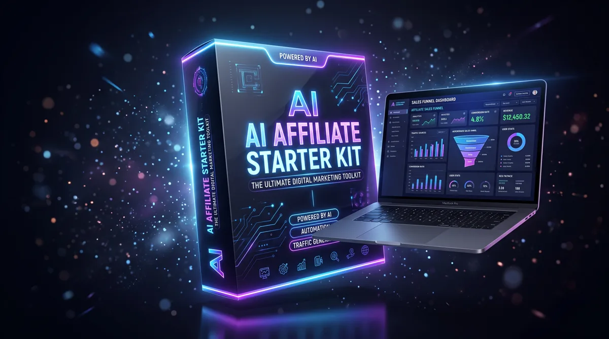 AI Affiliate Starter Kit product mockup